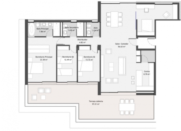 Apartment Middle Floor in La Quinta - 7